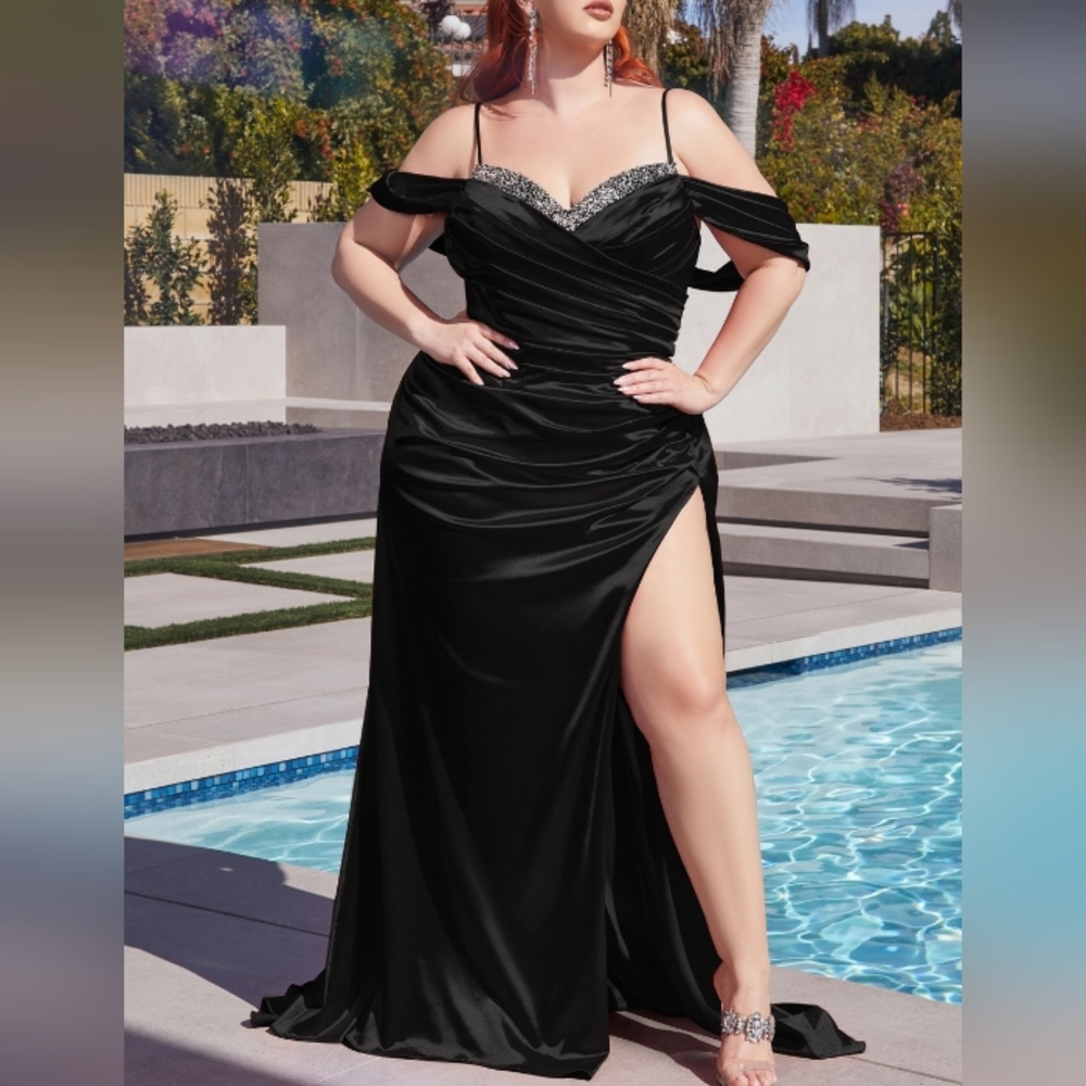 Plus size prom dress